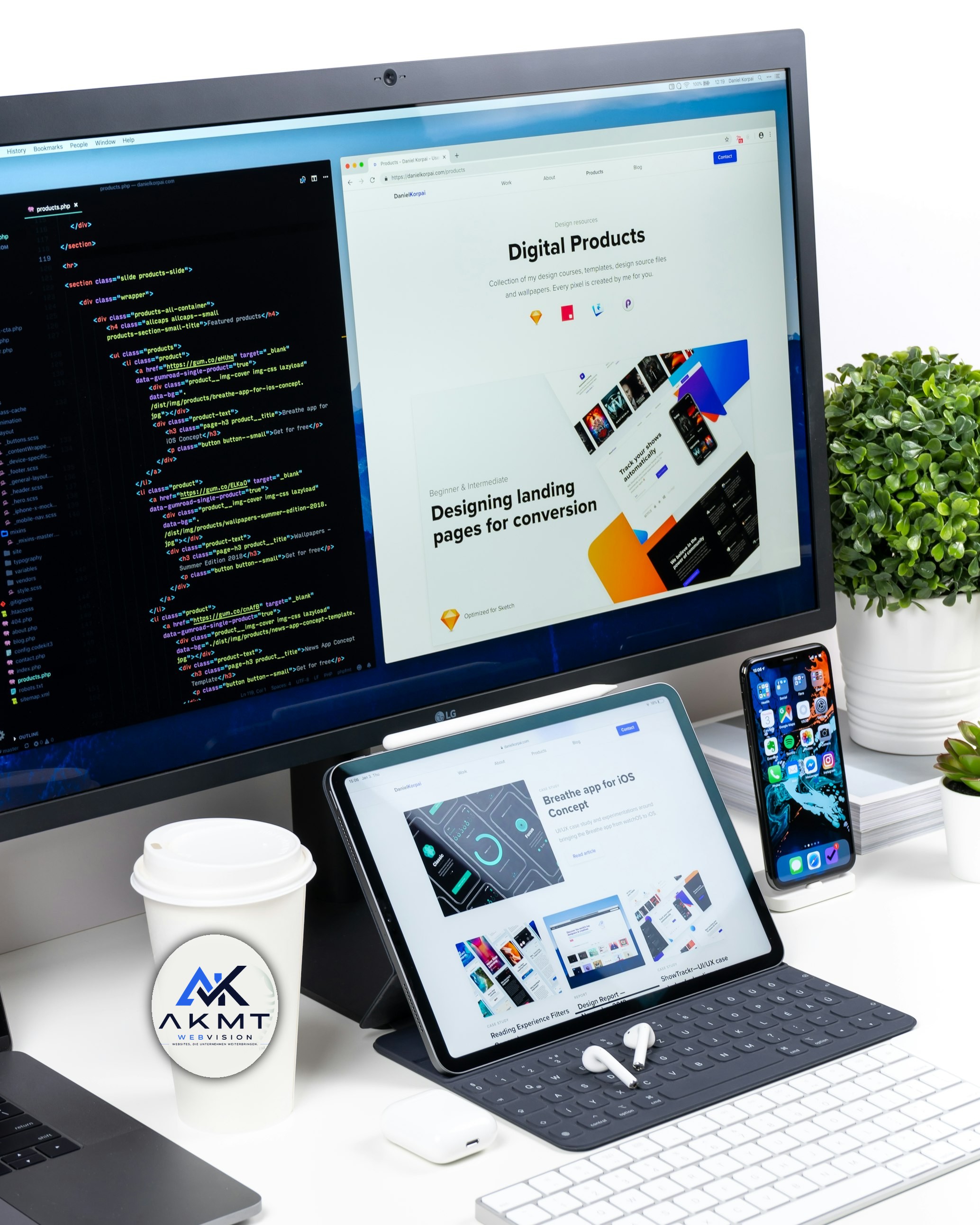 Webdesign & UI-Gestaltung – AKMT-WEBVISION